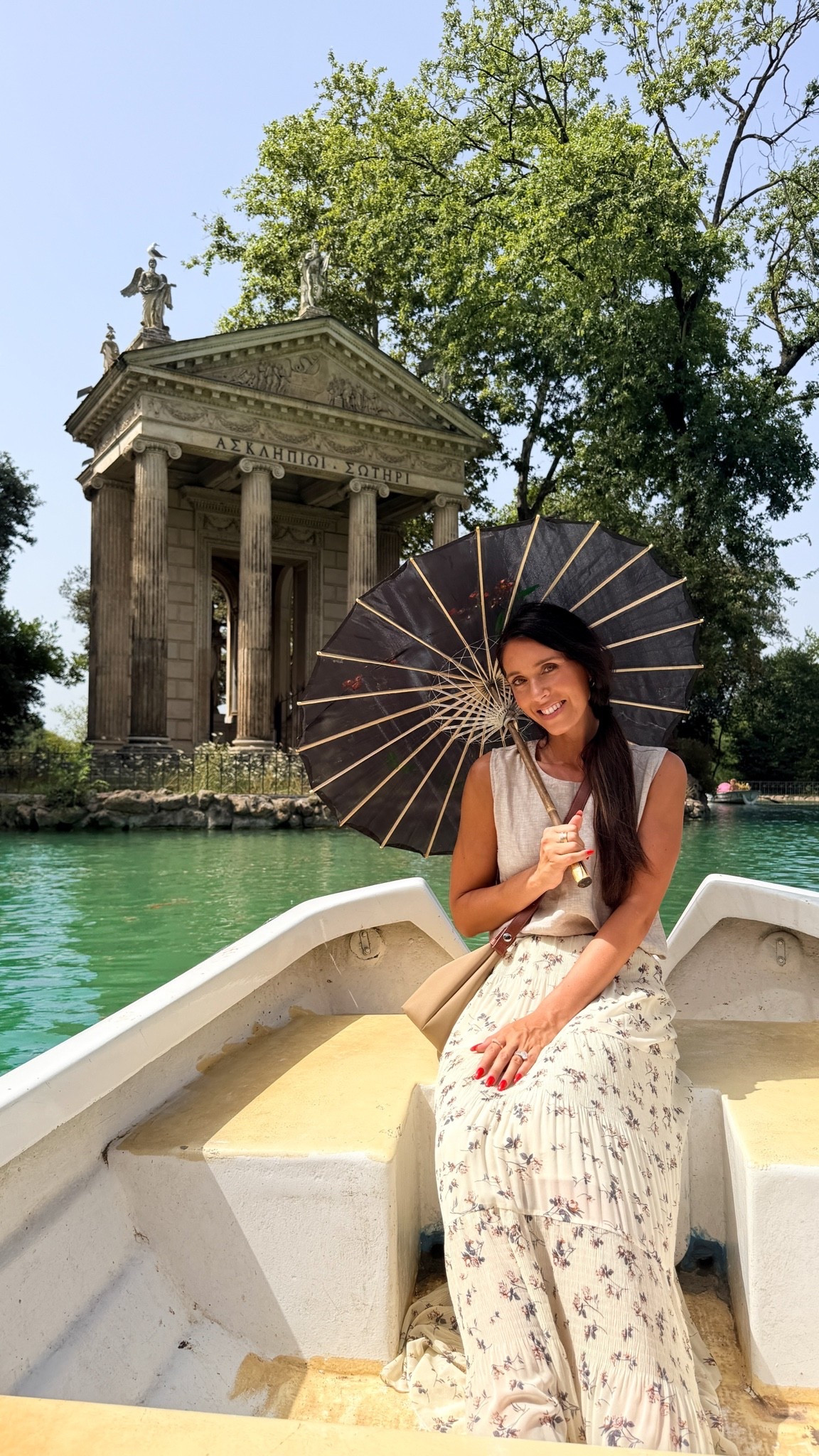 The Gardens of the Villa Borghese📍
I’m wearing an XS in the linen top from Quince and a small is this maxi skirt from Amazon✨

#LTKdayinmylife #LTKootd #LTKTravel