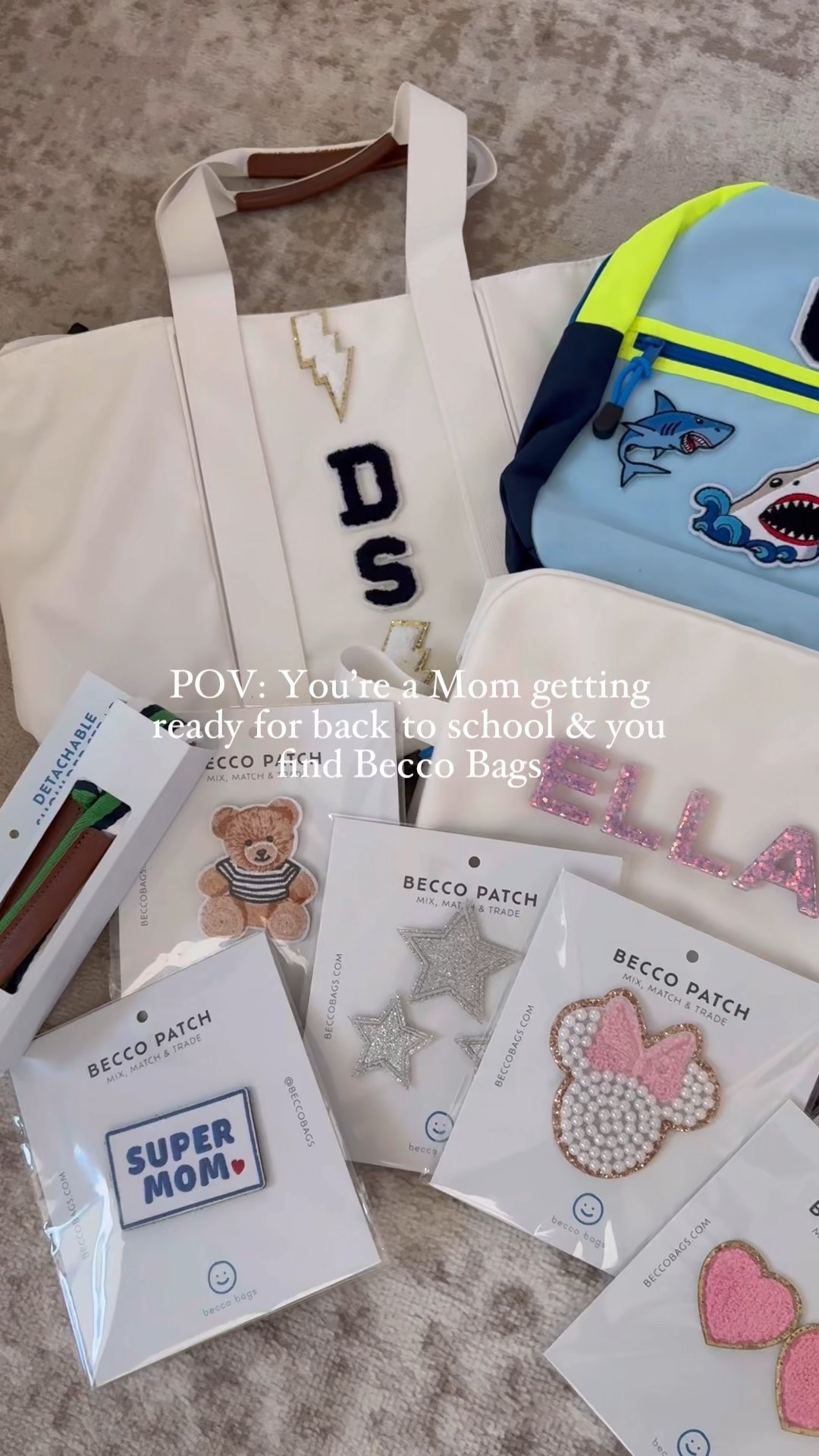Getting ready for back to school & we found the coolest bags! These Becco Bags have Velcro panels that allow you to interchange patches and create the look you want 😍 Thry have backpacks, tote bags, accessory bags and more! Perfect for travel, school and on the go ✈️✏️📚

Becco Bags, back to school, kids backpacks, carry on bag, accessories bag, makeup bag, mom on the go, diaper bag, tote bags, personalized bag, gift idea, kids gift idea, new mom

#LTKItBag #LTKKids #LTKFamily