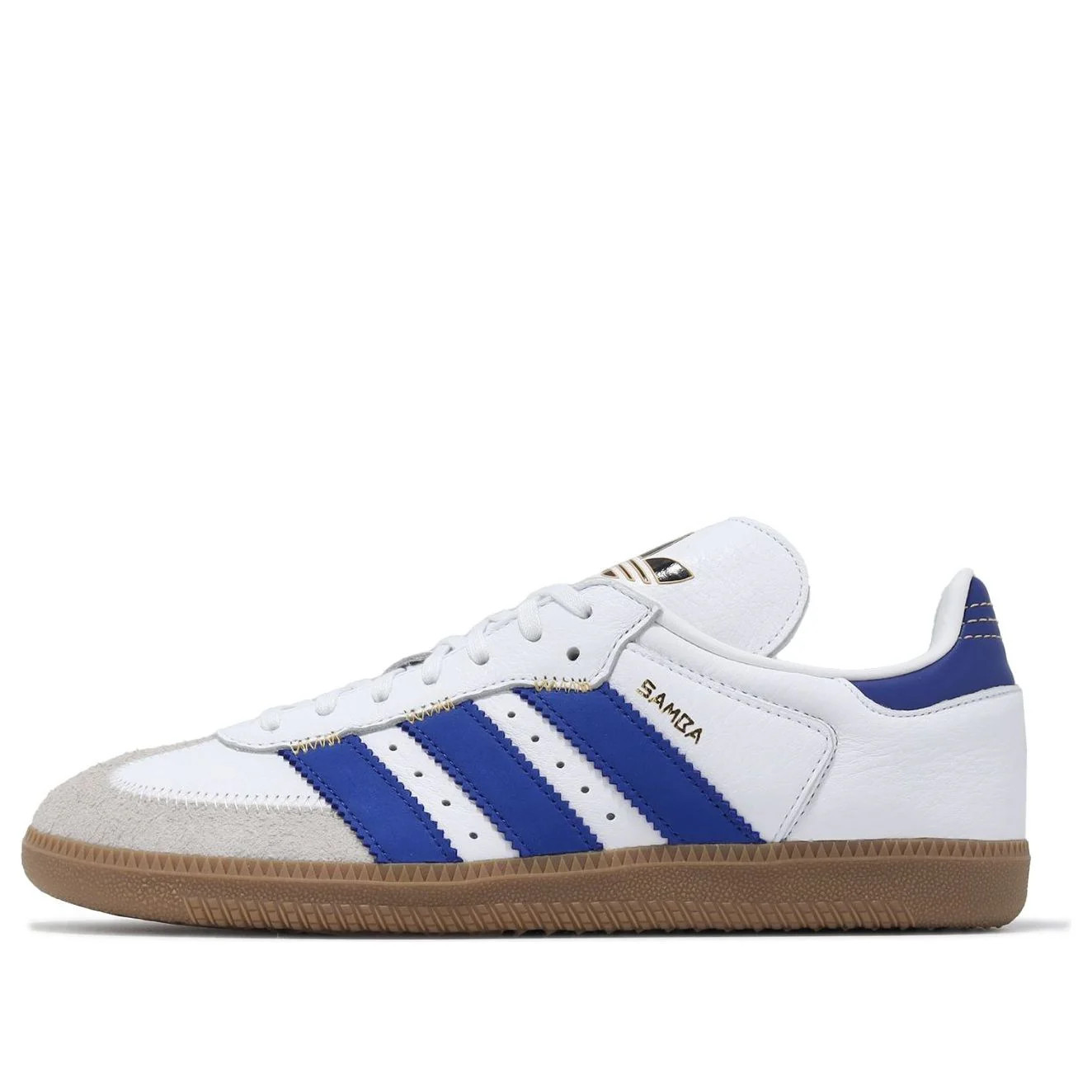 adidas Samba OG 'Oversized Logo White Semi Lucid Blue' | KICKS CREW
