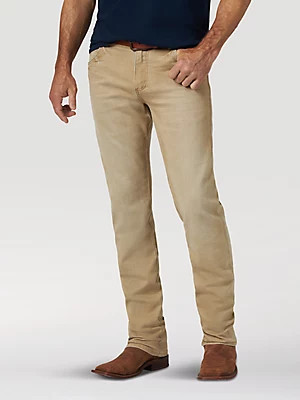 Mens RP Slim Straight Jean:Tan:33:36 | Wrangler