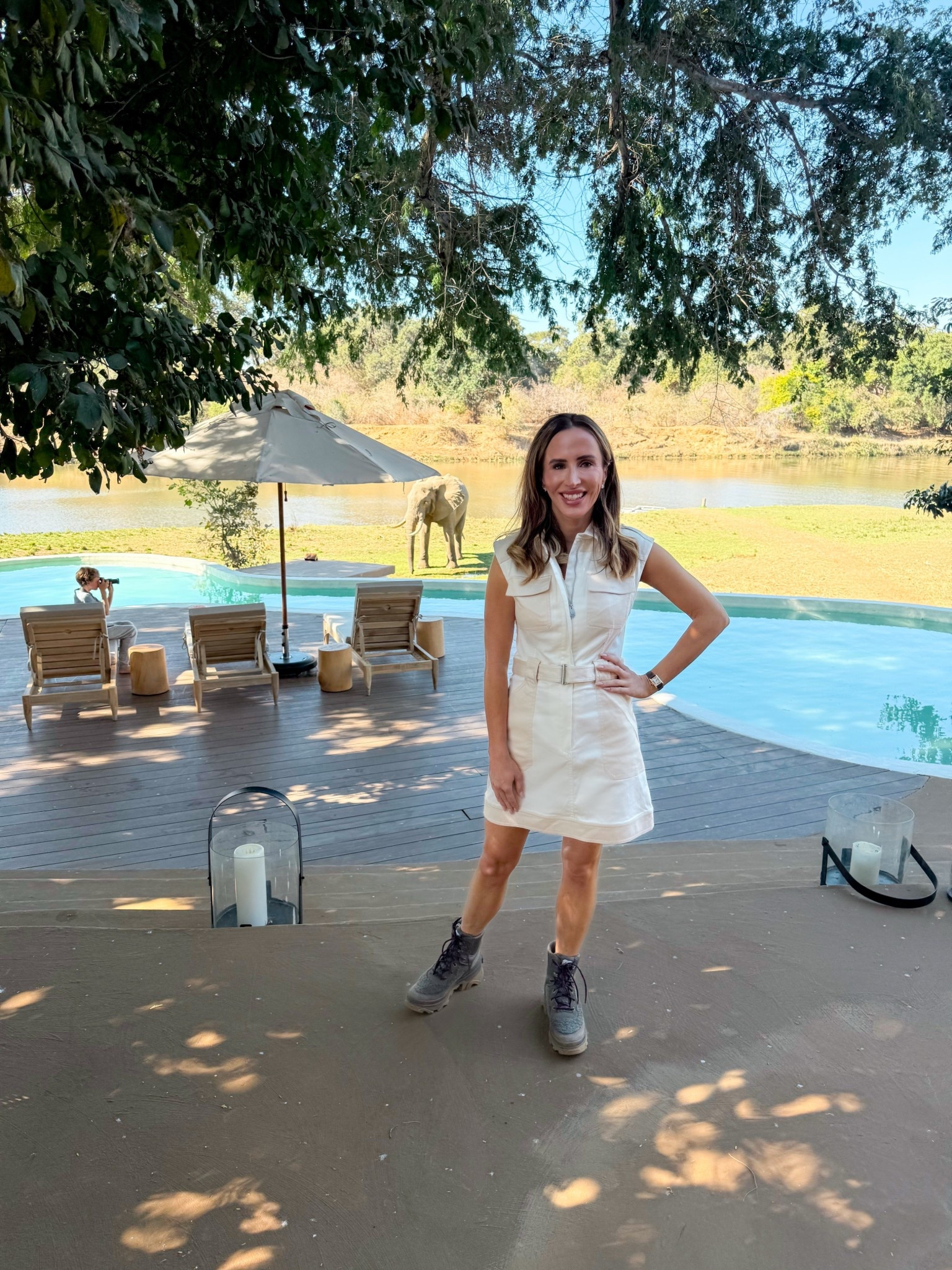 For so many compliments in this safari look and the dress was so comfortable and chic! Perfect for travel or anytime of year. The best part? It’s 50% off!

#safaristyle #simkhai #cargo #cargosdress #travelstyle #vacationstyle #vacationlook  

#LTKTravel #LTKOver40 #LTKSeasonal