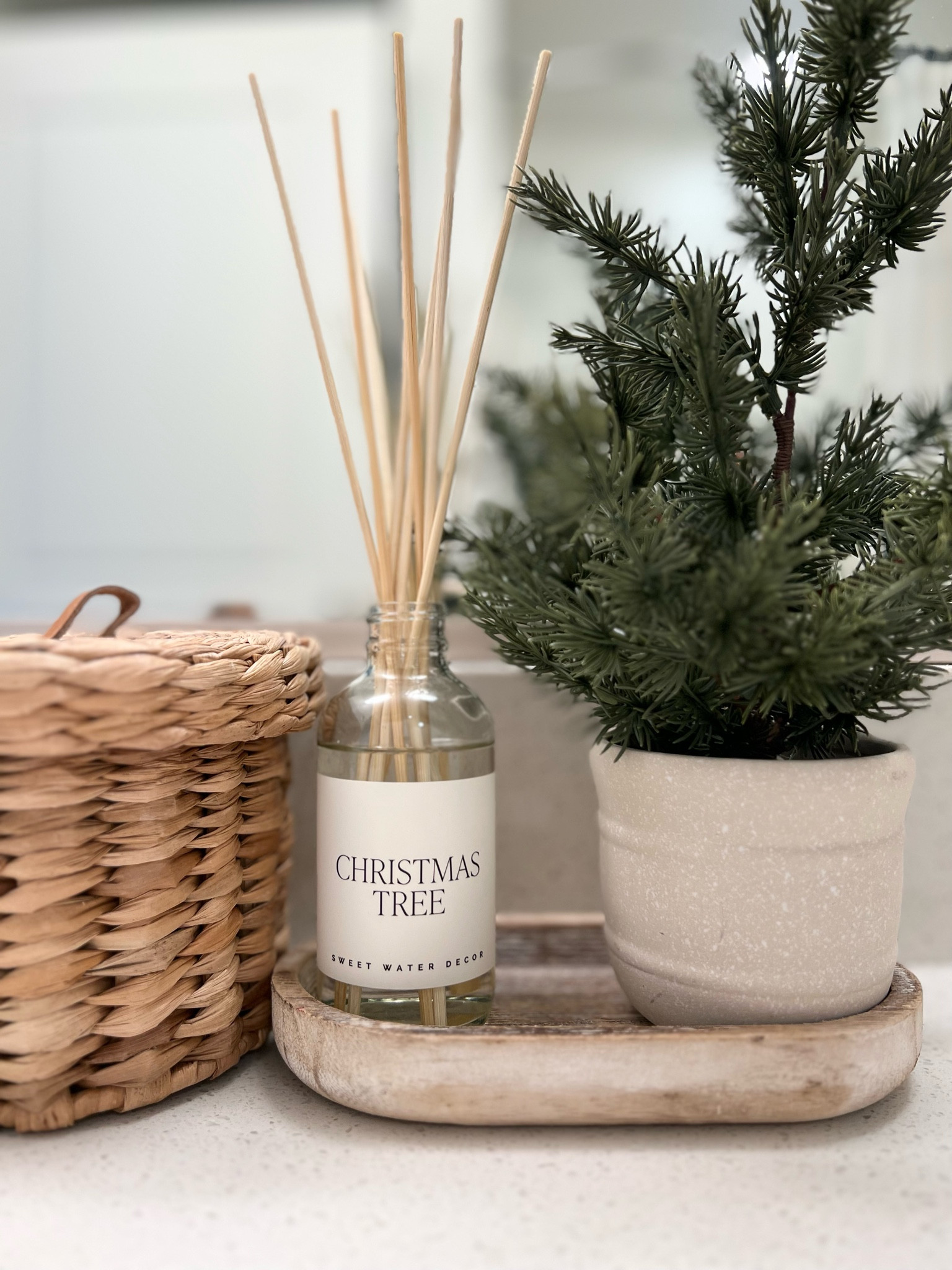 Subtle Christmas decor for bathroom with sweetwater decor and target finds 🎄❤️

#LTKhome #LTKsalealert #LTKstyletip