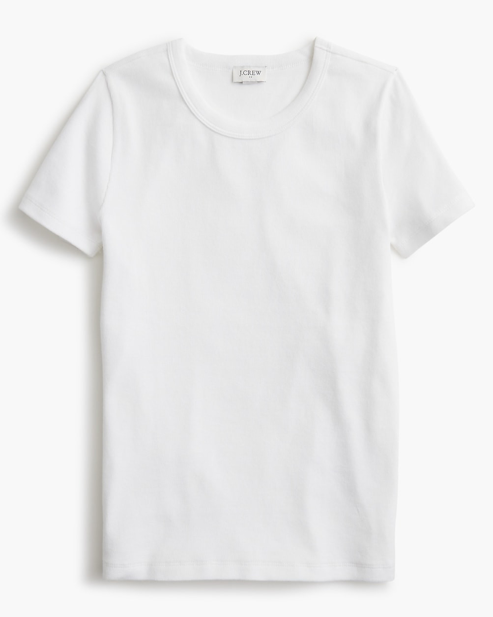 Short-sleeve ribbed crewneck tee | J.Crew Factory