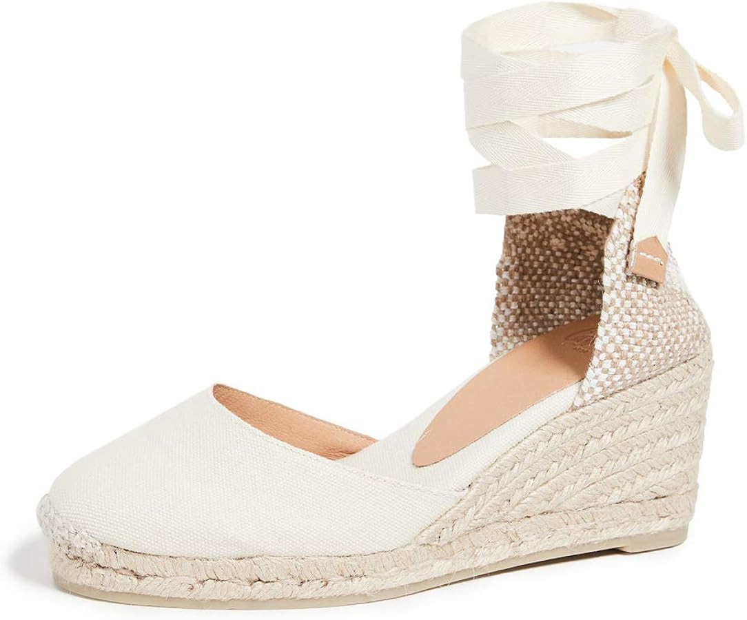 Castañer | Espadrille with Wedge Carina Made in Canvas 7 cm | Woman | Amazon (US)