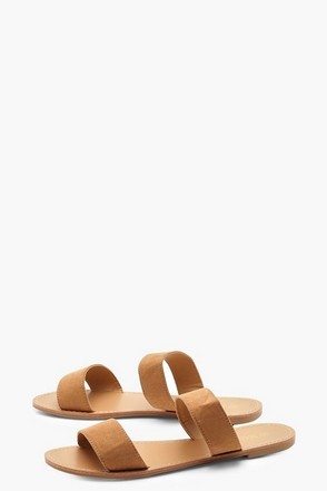 Slides mit zwei Riemen | Boohoo | Boohoo.com (DE)