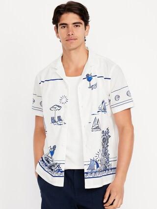 Short-Sleeve Printed Camp Shirt | Old Navy | Old Navy (US)