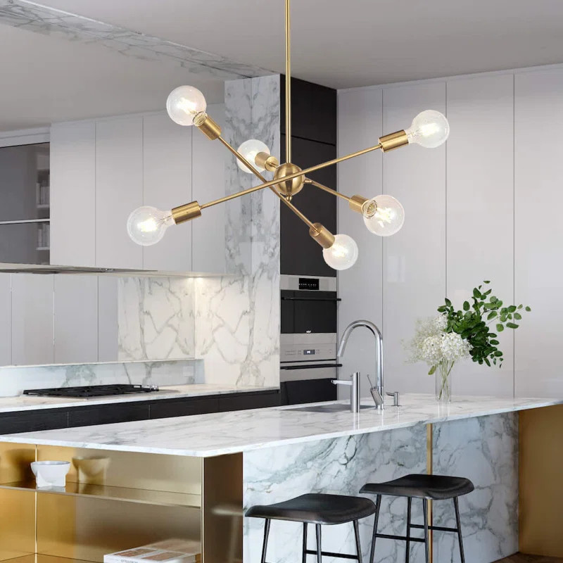 Hairston 6 - Light Sputnik Sphere Chandelier | Wayfair North America