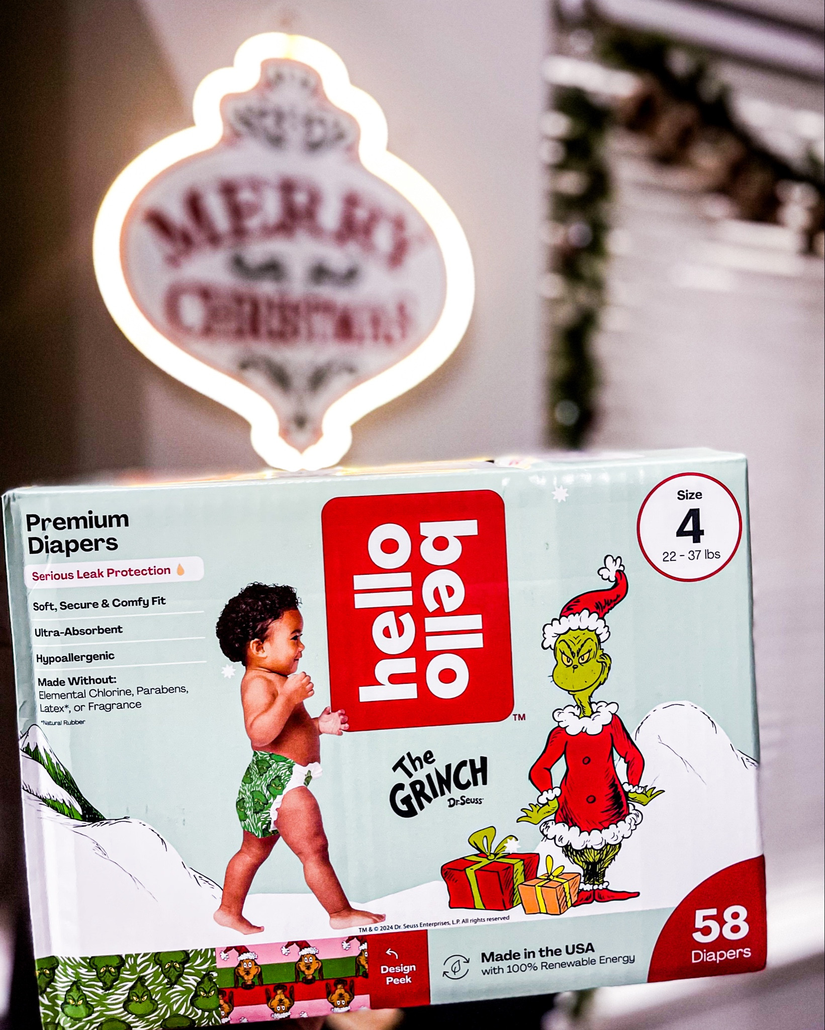 Look what my parents bought the baby from Walmart! The cutest seasonal diapers from Hello Bello 🎅🏼❤️

#thegrinch #seasonal #diapers #hellobello #boymom #momlife  #babyboy

#LTKSeasonal #LTKHoliday #LTKBaby