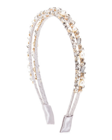 Triple Row Beaded Headband | Marshalls