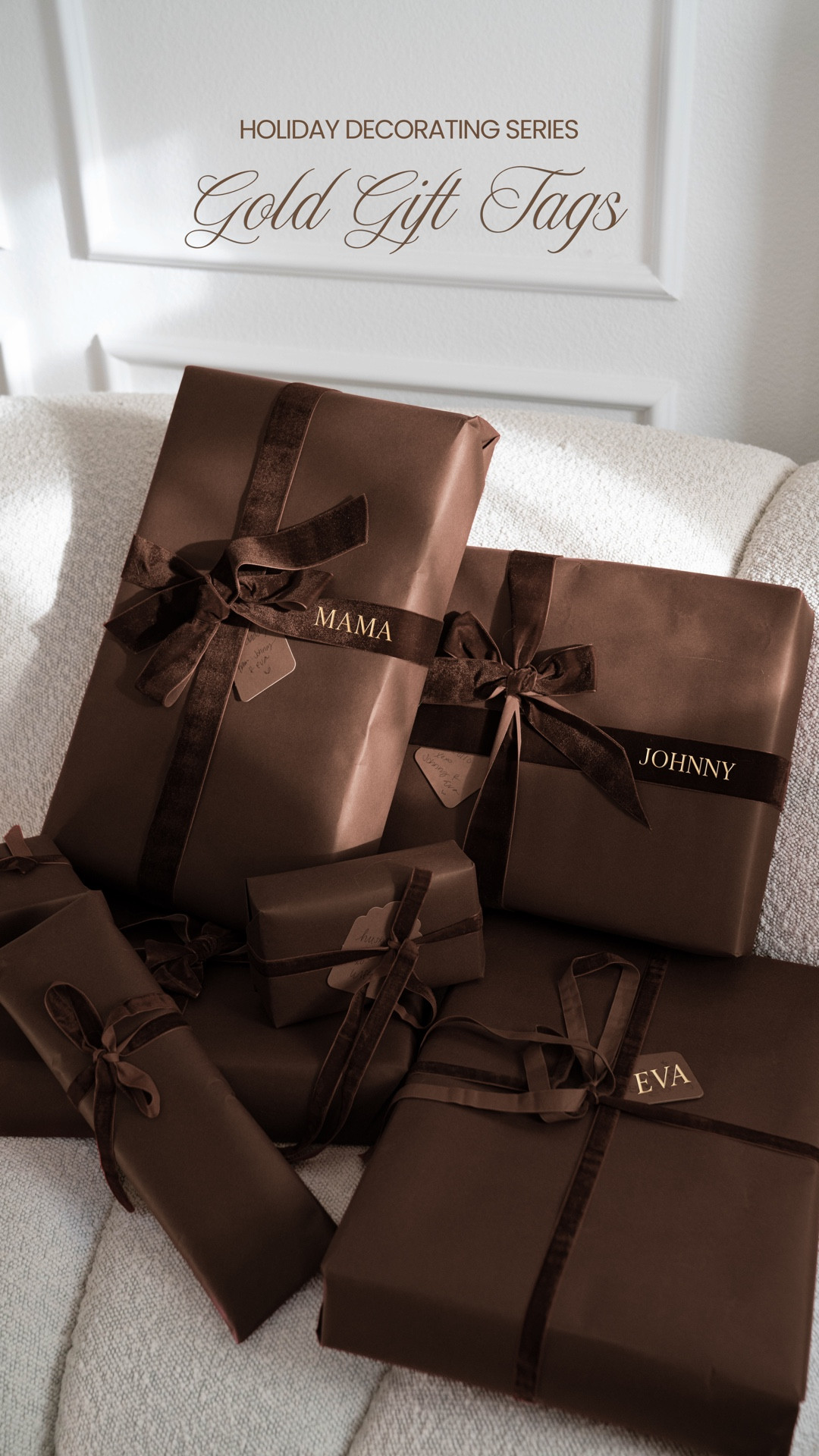 These gold letters were an immediate *add to cart* - such an easy way to make your gifts look professionally wrapped!

#LTKHoliday #LTKSeasonal #LTKGiftGuide