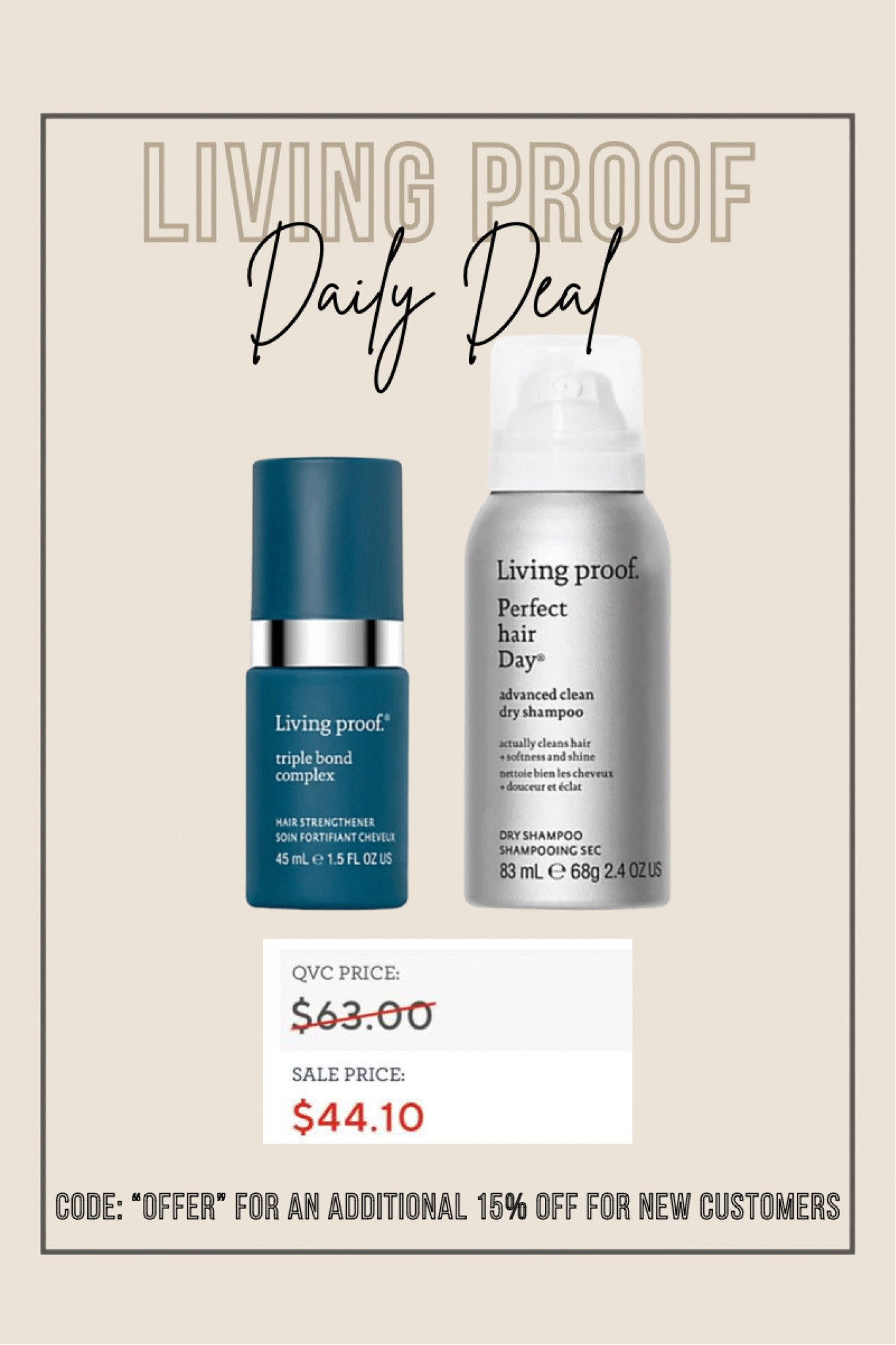 New customers use code offer for 15% off a $35+ purchase
@shop.LTK #liketkit @qvc #loveqvc #ad 

#LTKsalealert #LTKFind #LTKbeauty