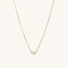 Hue Necklace White Topaz | Mejuri (Global)