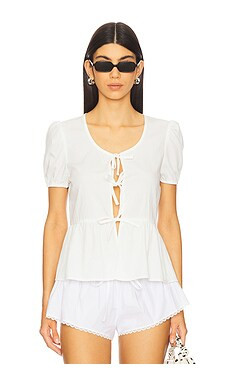 MORE TO COME Alma Top in White from Revolve.com | Revolve Clothing (Global)
