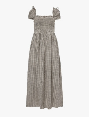 POSSE - Mira checked cotton seersucker dress | Selfridges.com | Selfridges