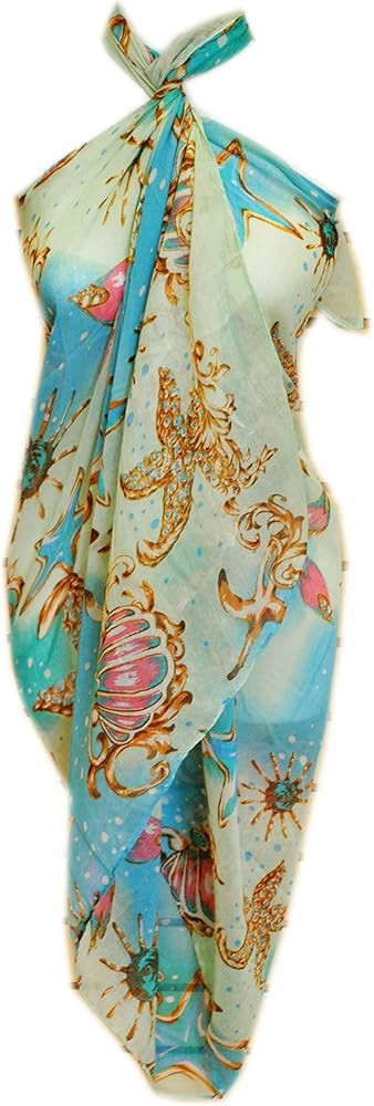 Rose Jewelry Pareo Scarf Swimsuite Cover up | Amazon (US)