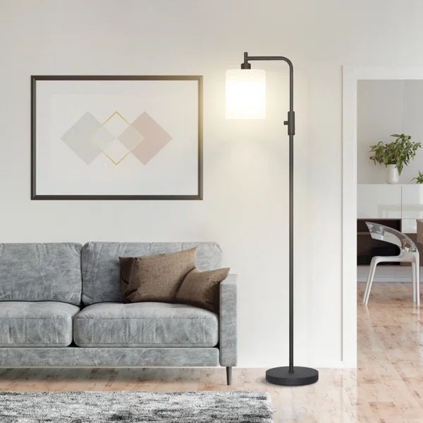 Leontre 67" LED Arched/Arch Floor Lamp | Wayfair North America