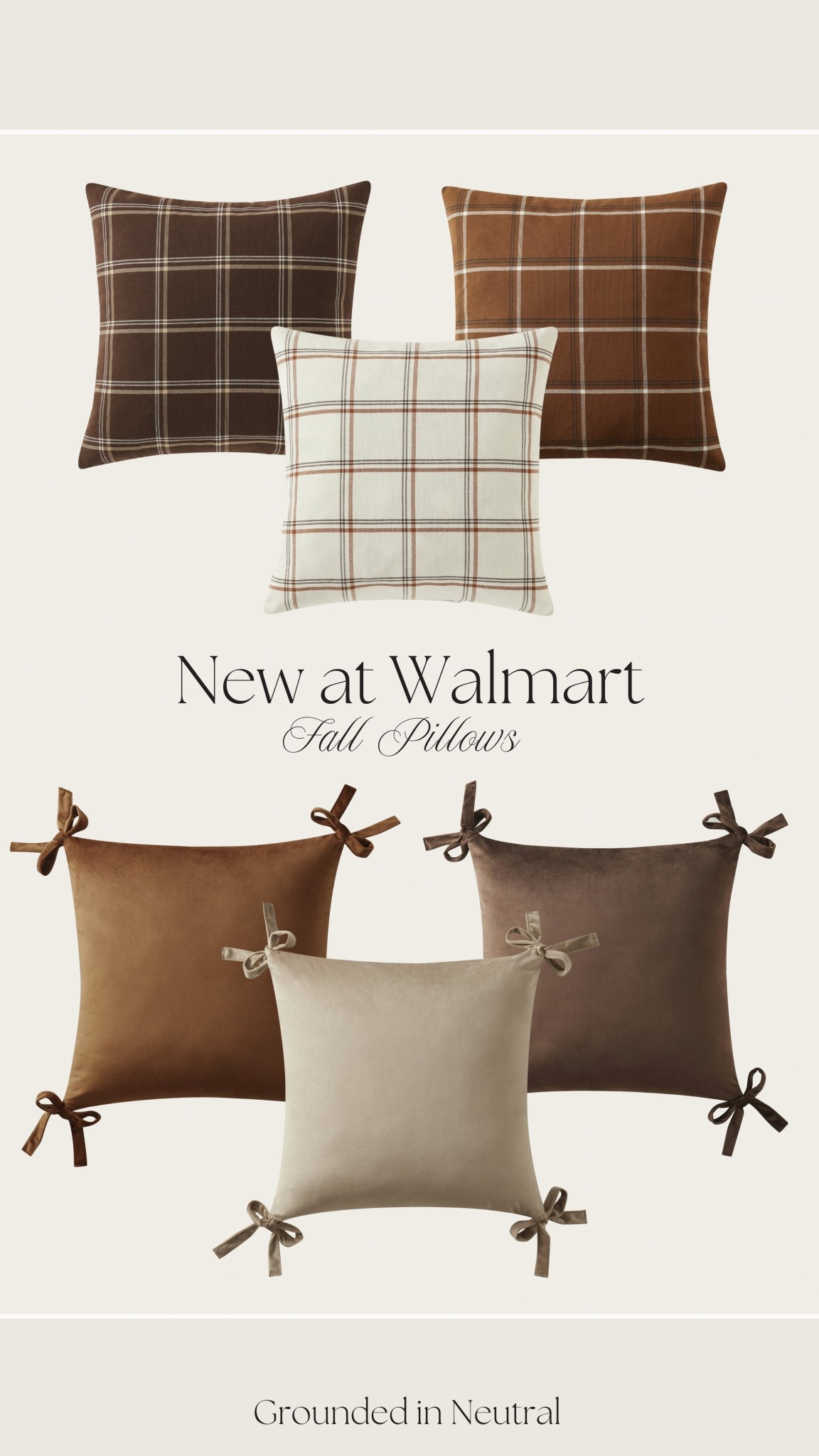 New at Walmart for fall! 🍂🤎 Loving these throw pillows! 



#LTKSeasonal #LTKStyleTip #LTKHome