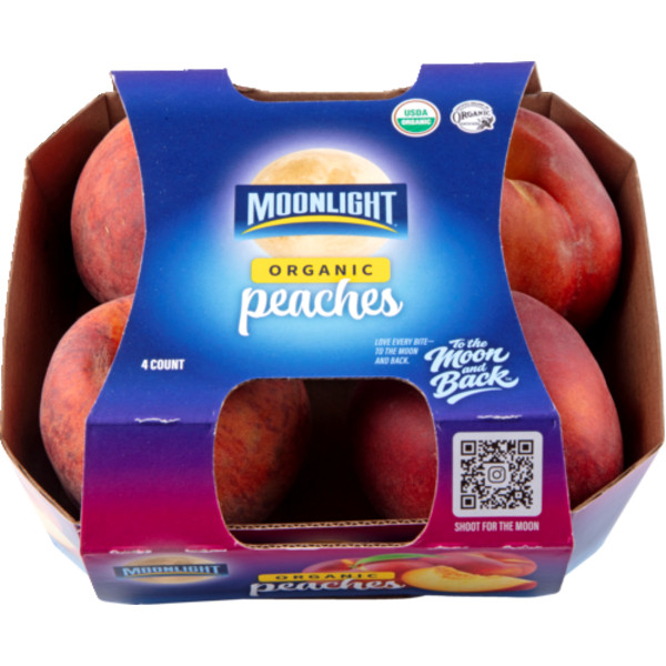Organic Yellow Peaches 4 Count | Instacart
