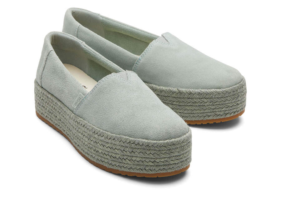 Women's Green Suede Alpargatas | TOMS | TOMS (US)