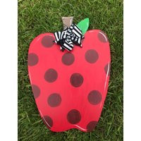 Teacher Apple Wooden Door Hanger | Etsy (US)