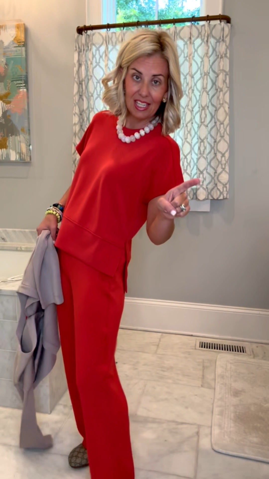 @Spanx Air Essentials are back with new colors and styles!
The fabulousness is such a yes and 25% off with code AE25.

*25% off full-price Air Essentials styles (8/26-8/30): Code AE25

*Non-Air Essentials styles: CATHERINEXSPANX for 15% off 1st order + free shipping

Sizing:
Crewneck Tee - xs
Straight Leg Pant - small petite
Tie-Waist Midi Dress - xs
Oversized Button Down - xs
Pintuck Wide Leg Pant - small petite
Cardigan - xs
Slim Straight Pant - small petite
#spanxpartner
#LTKdayinmylife #LTKOver40 #LTKPetite
