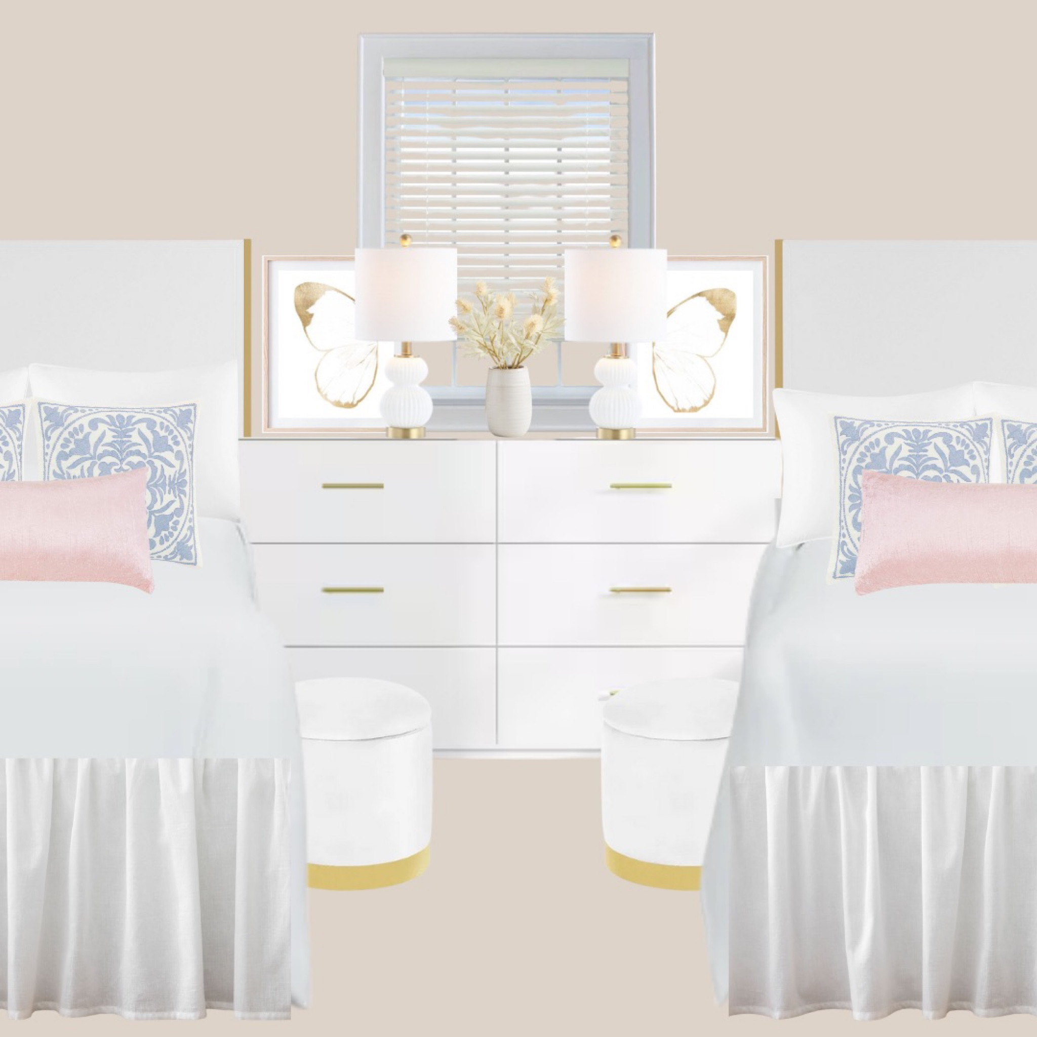 #dormdecor #preppydormdecor #preppydorm #rainbowdorm #preppydormdecor #pinkdorm #dormroom #dorminspo #dormroominspo