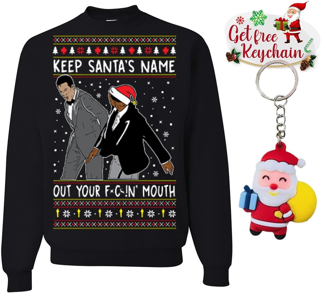 wild custom apparel Ugly Christmas Sweater COLLECTION 8 Crewneck Sweatshirt | Amazon (US)