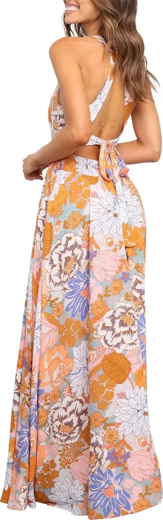 Newell Floral Halter Maxi Dress | Nordstrom