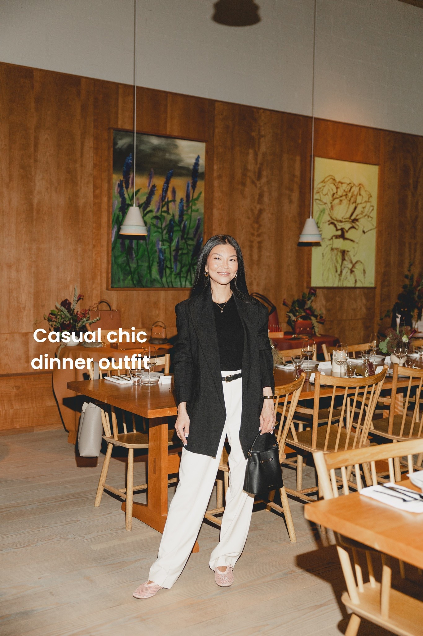 Casual chic dinner outfit 🖤

#LTKootd #LTKOver40 #LTKPetite