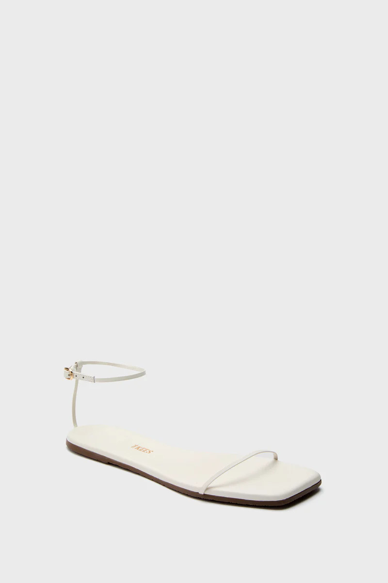 Cream Square Toe Twiggy Sandals | Tuckernuck (US)