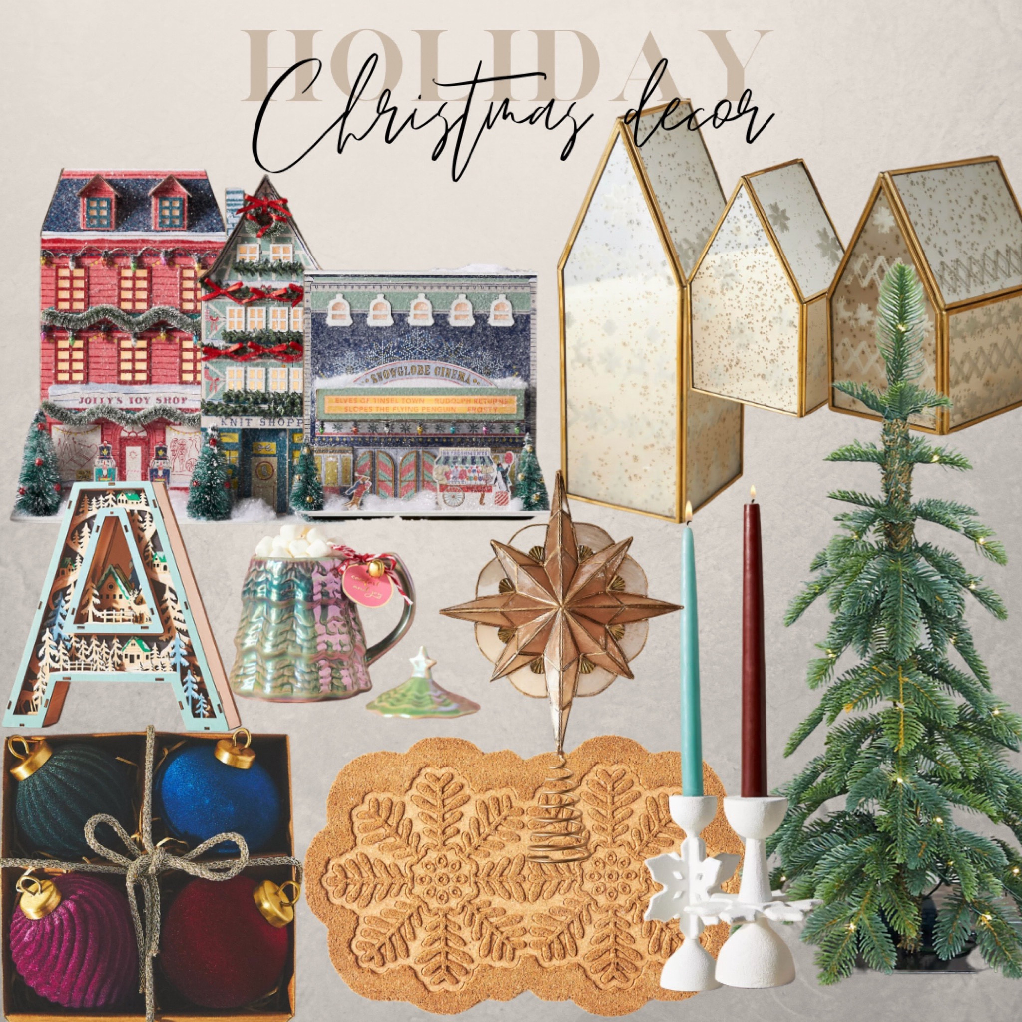 Holiday Christmas decor 

#LTKGiftGuide #LTKSeasonal #LTKHoliday