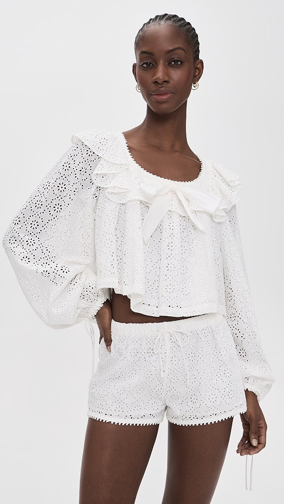 Willa Eyelet Top | Shopbop