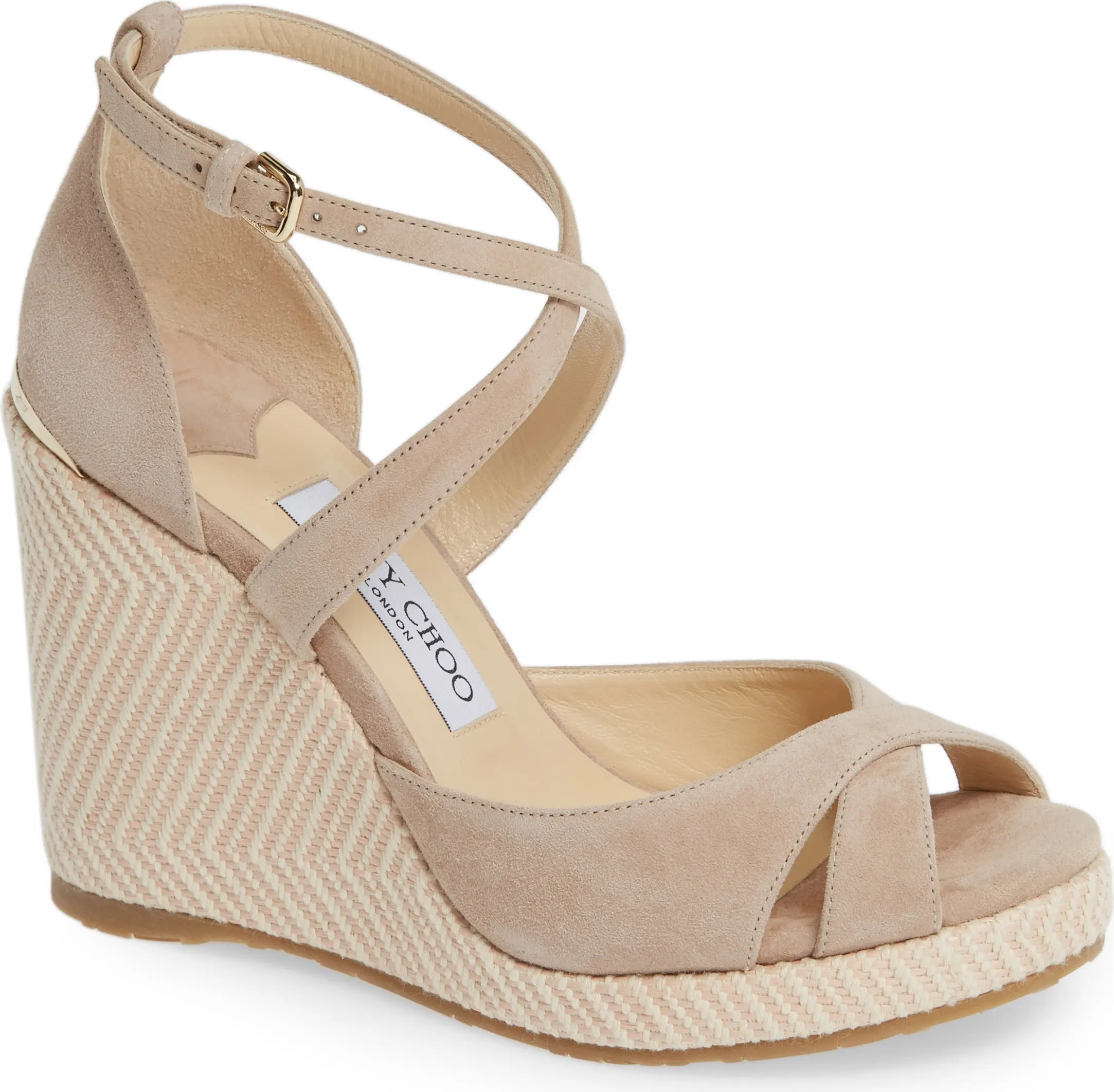 Jimmy Choo Alanah Strappy Wedge Sandal (Women) | Nordstrom