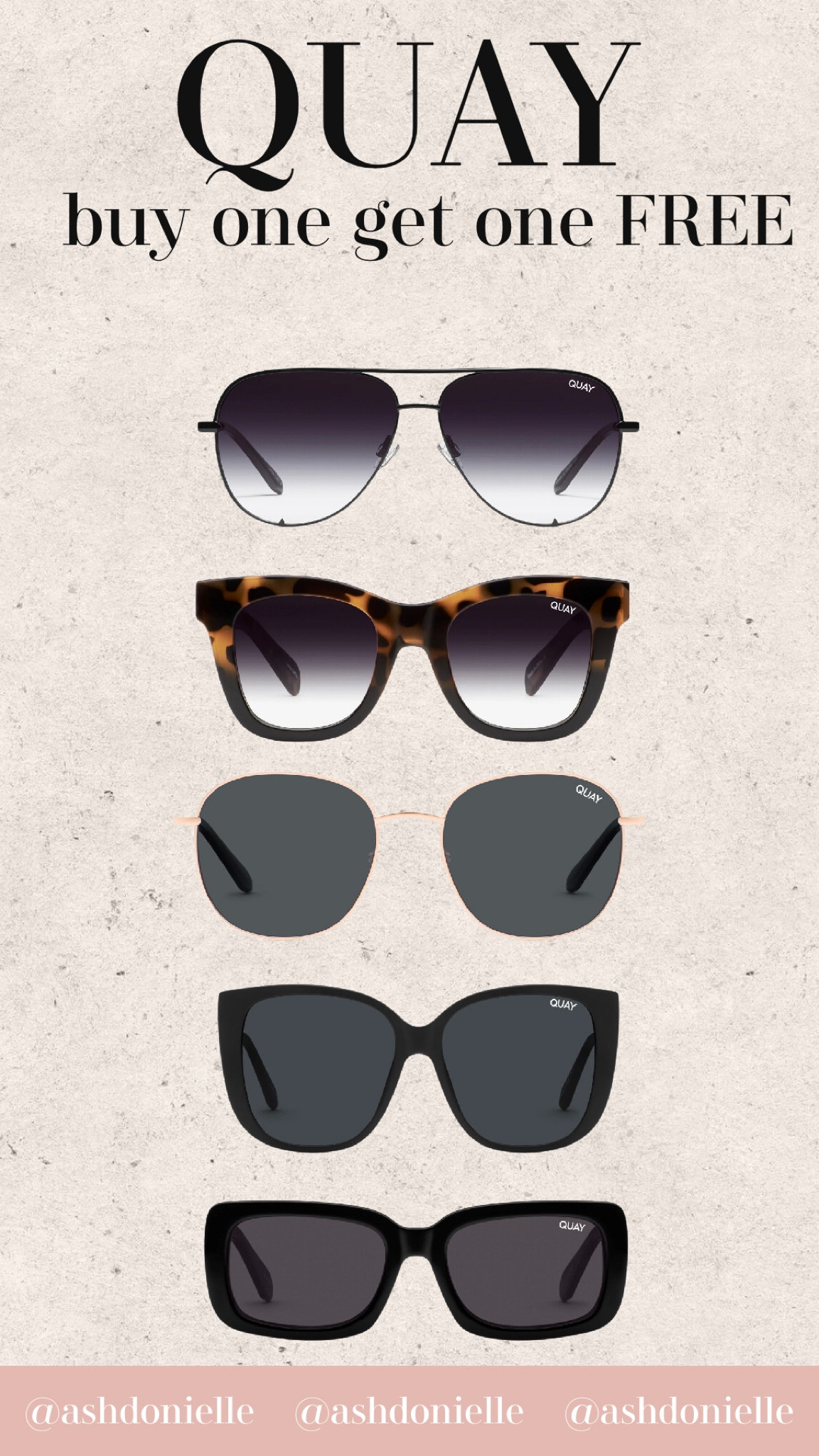 Quay! The best sale they do! Buy one pair, get one free! Use code EARLYBOGO

#LTKsalealert #LTKSeasonal #LTKFind