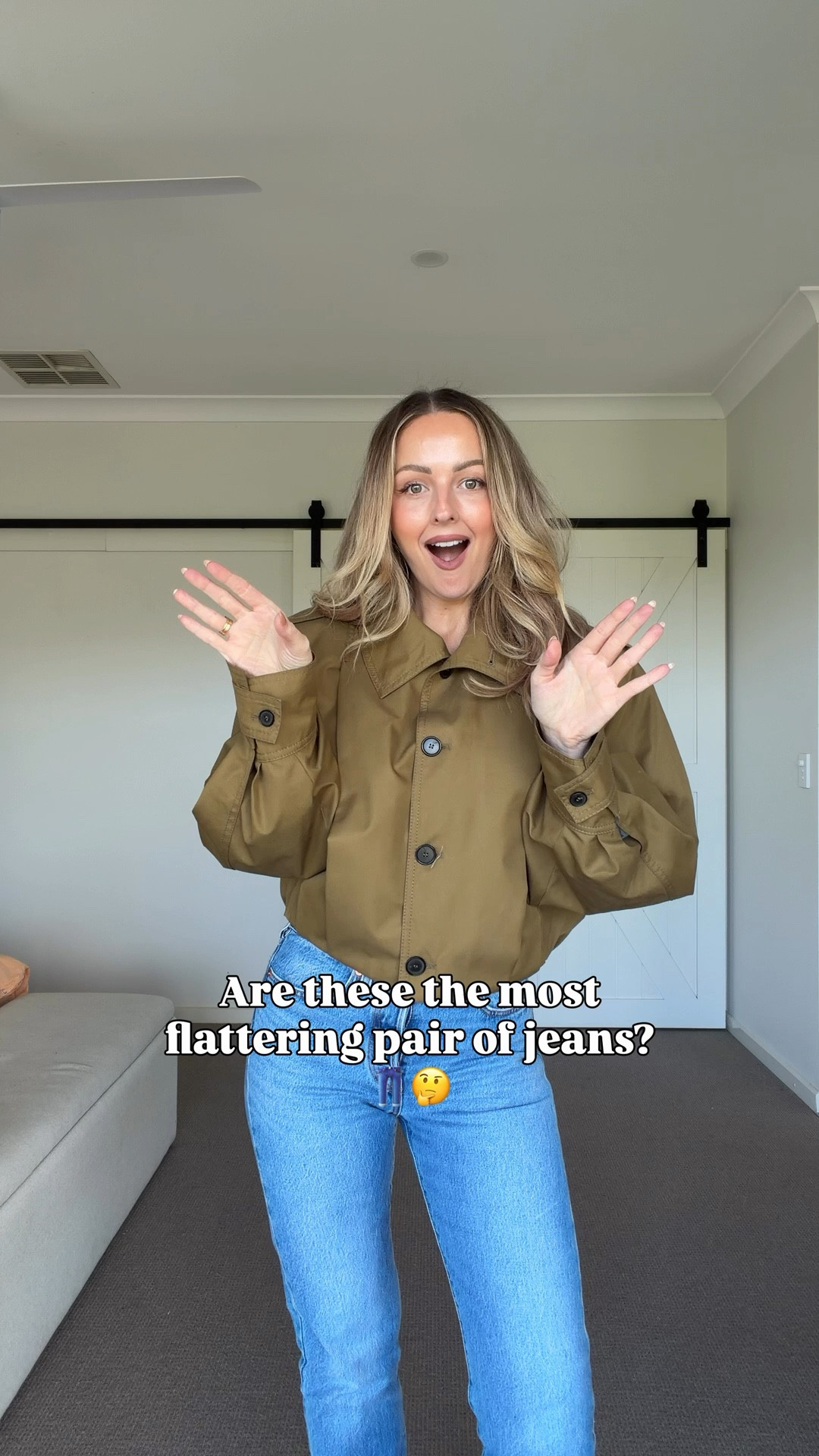 The most flattering pair of straight leg, mid waist, ankle length jeans. Colour Dance Around  For size reference I’m in the 27 and I’m a size 8 and 162cm tall  

#LTKautumn #LTKaustralia #LTKjeans