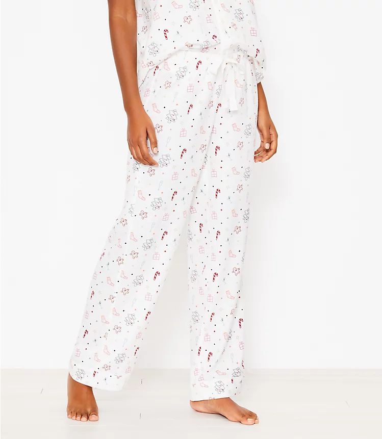 Gingerbread Cookie Pajama Pants | LOFT | LOFT