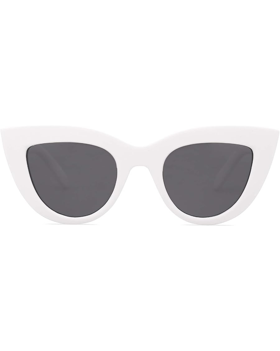 SOJOS Retro Small Vintage Cat Eye Sunglasses for Women Cute Fashion UV400 Sunnies SJ2939 | Amazon (US)