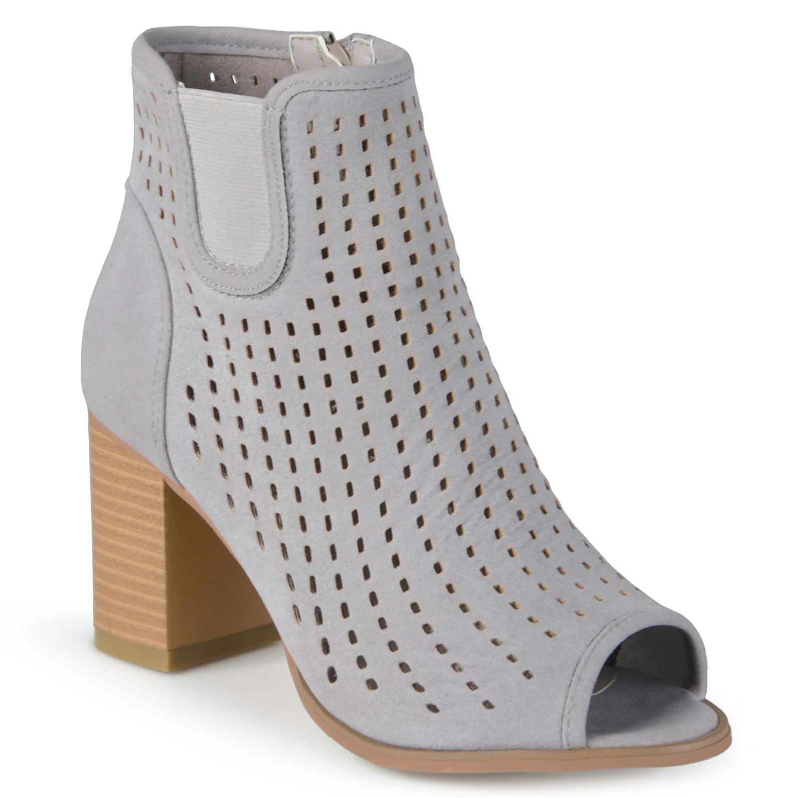 Journee Collection Emm Women's Ankle Boots, Girl's, Size: Medium (10), Grey | Kohl's