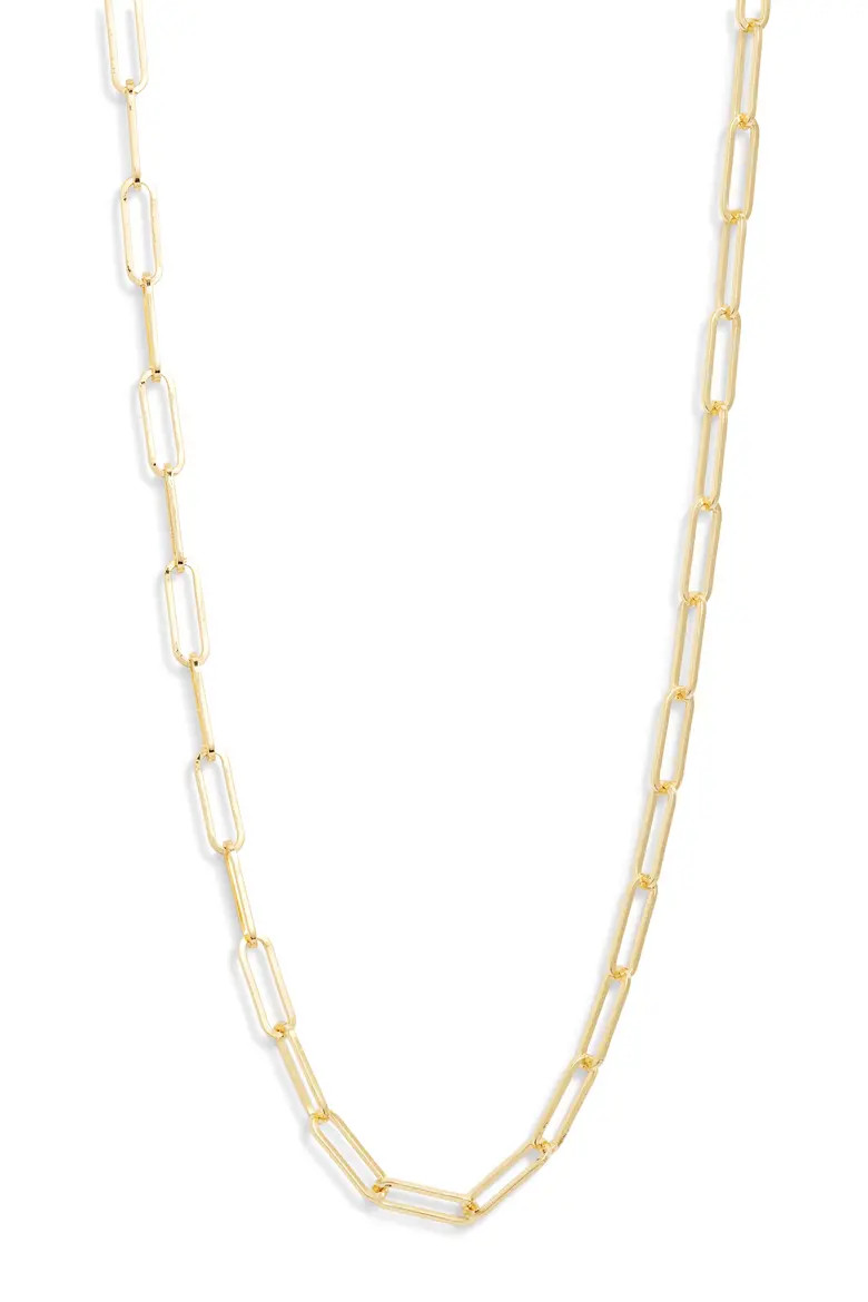 Nordstrom Demi Fine Paper Clip Necklace (Women) | Nordstrom | Nordstrom
