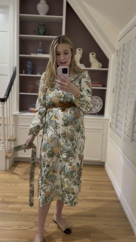 Another adorable dress from one of my favorite websites!  This is the same brand as the fun pink set I have been wearing during my pregnancy. It comes with a belt but doesn’t fit me right now but I can’t wait to wear the belt after the baby is here! I linked it in a few other different silhouettes as well! 

#LTKbump