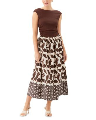 Carina Long Contrast Dress | Bloomingdale's (US)