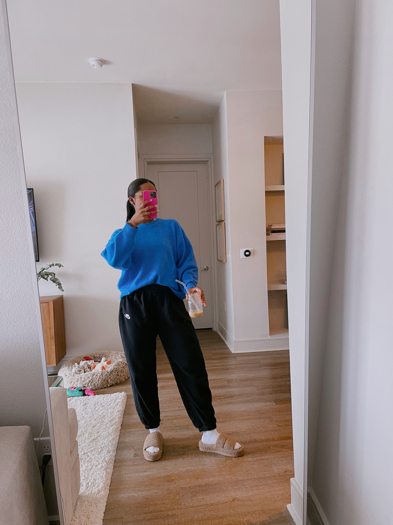 cozy wfh outfit 