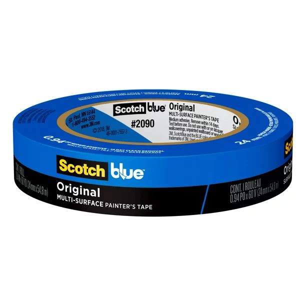 ScotchBlue Original Painter's Tape, Blue, 0.94 in x 60 yd, 1 Roll | Walmart (US)