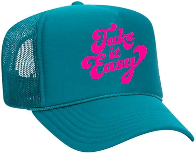 TAKE IT Easy Neon Trucker Hat | Amazon (US)