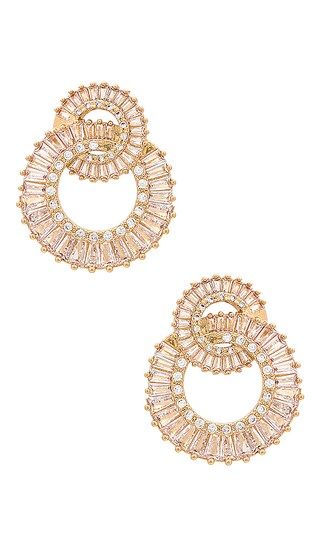 Rotate Earrings in Gold | Revolve Clothing (Global)