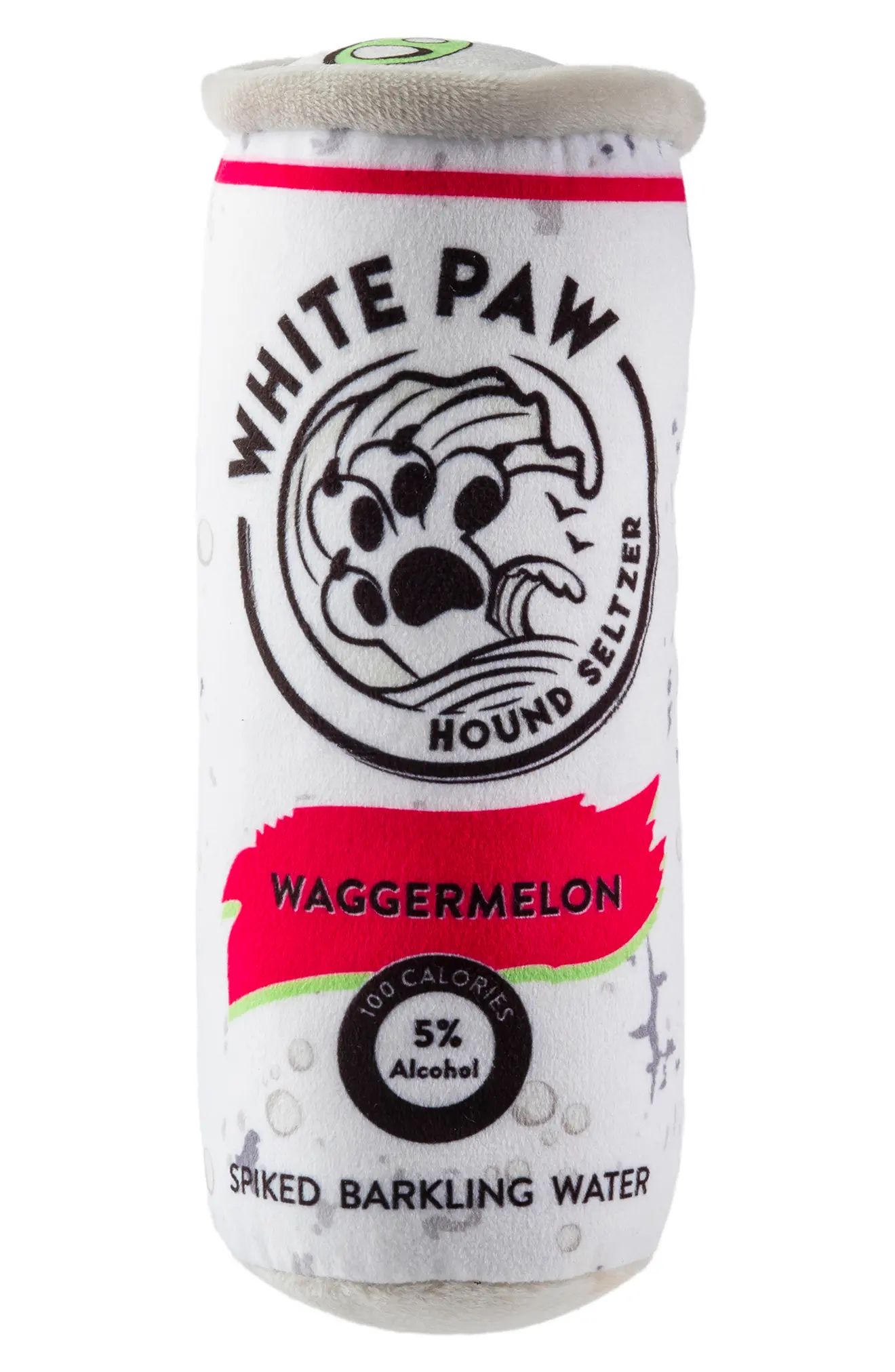 Haute Diggity Dog White Paw Waggermelon Plush Dog Toy, Size One Size - White | Nordstrom