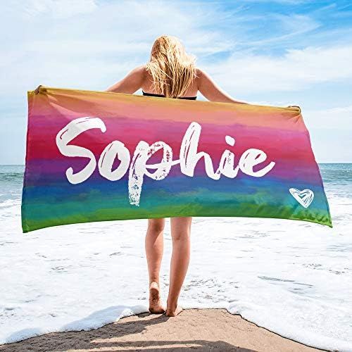 Personalized Beach Towels for Women Kids Girls Boys Adults Men. Custom Name Beach Towel with Name... | Amazon (US)