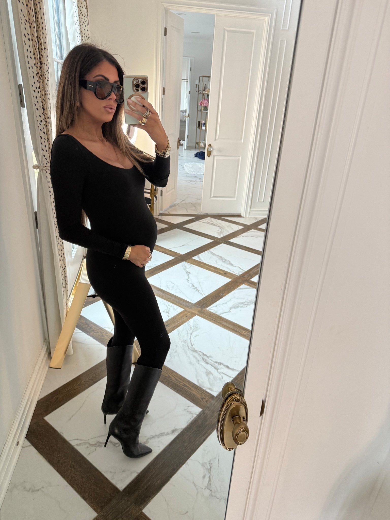 How cute is this maternity bodysuit??? It’s so comfy and feels good. Made for fitting over a bump. Wearing size small 

#LTKmomlife #LTKBaby #LTKBump