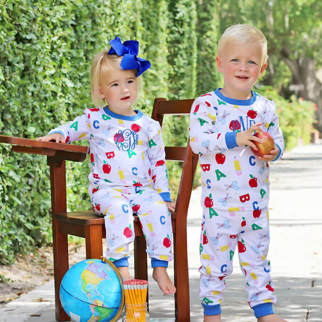 ABC Print Loungewear | Classic Whimsy