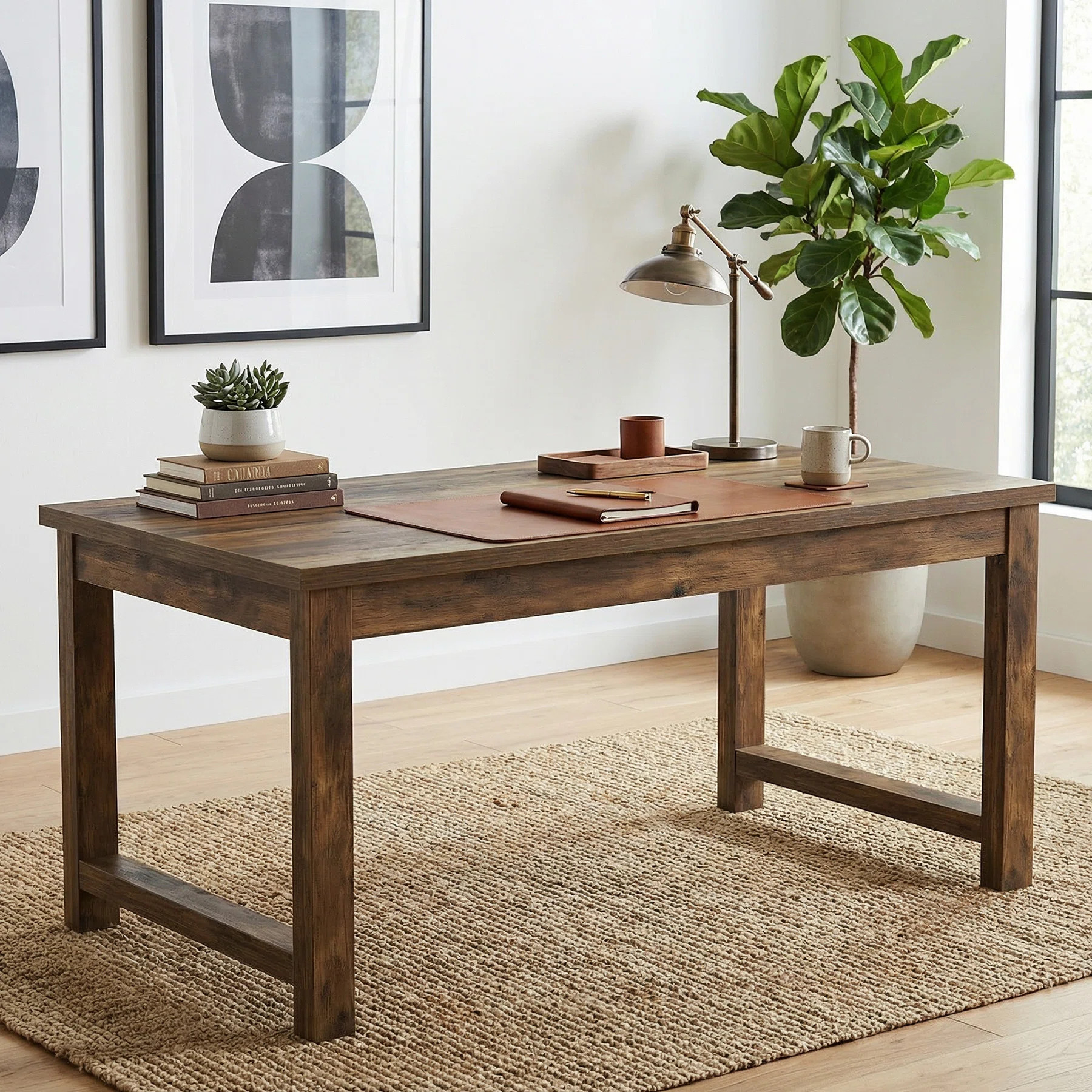 63" Wood Desk | Wayfair North America